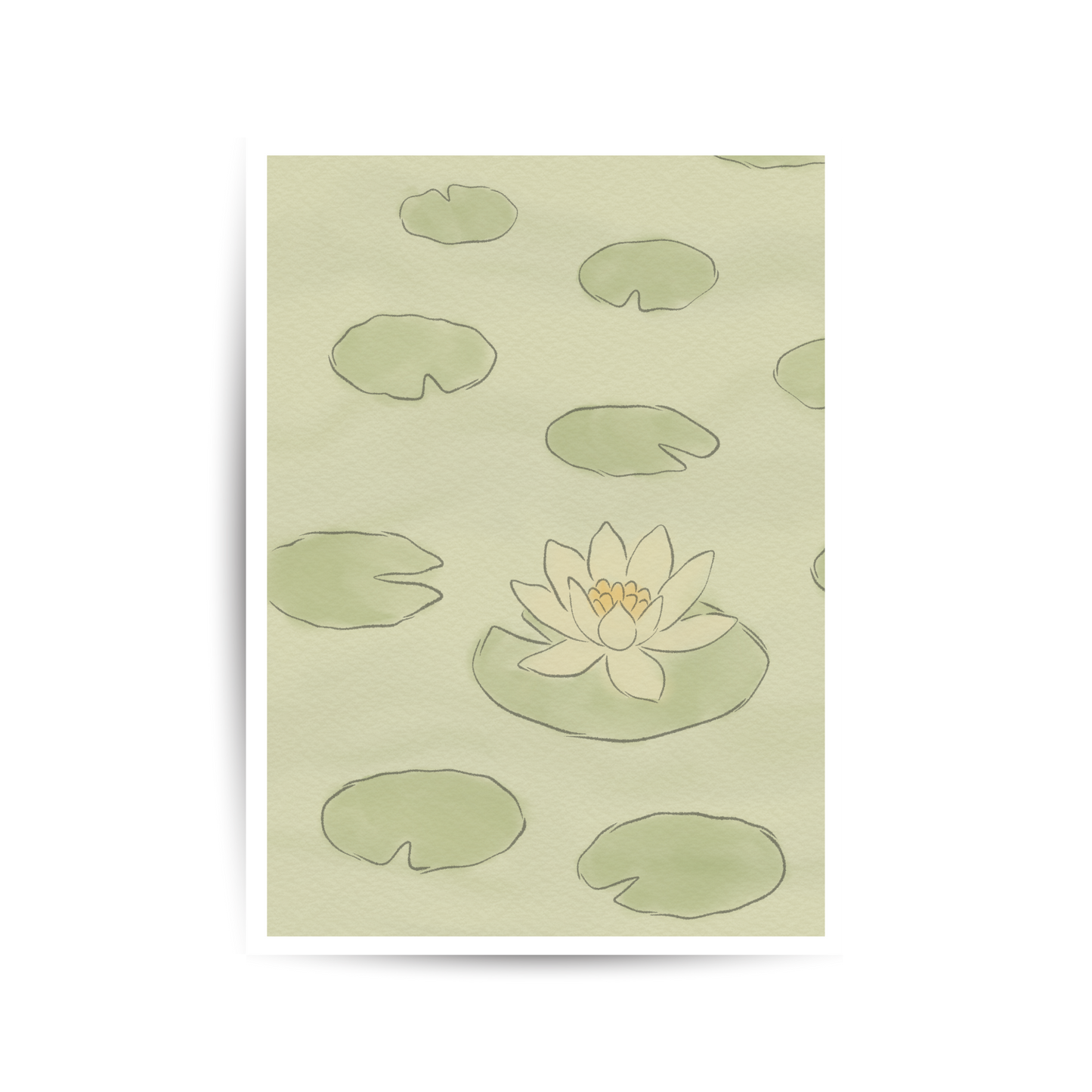 'still pond' art print