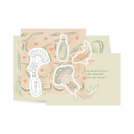 "koi fish" snail mail