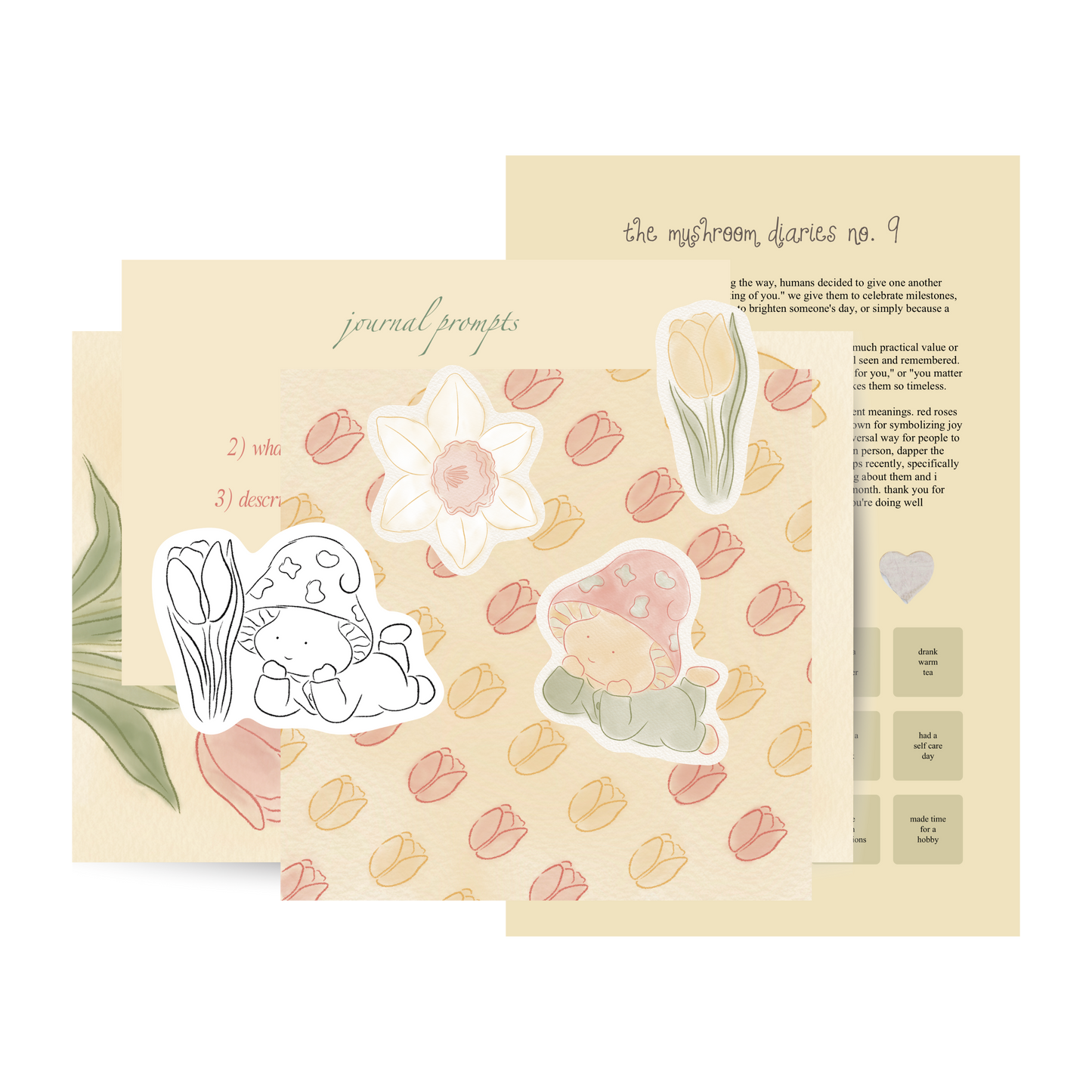 "tulips" snail mail