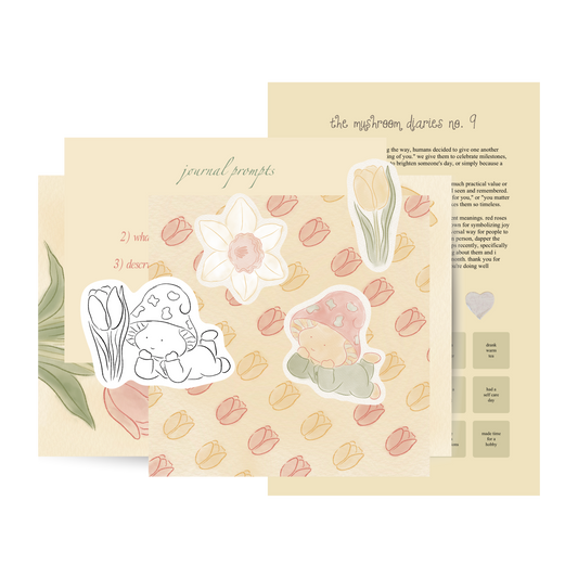 "tulips" snail mail