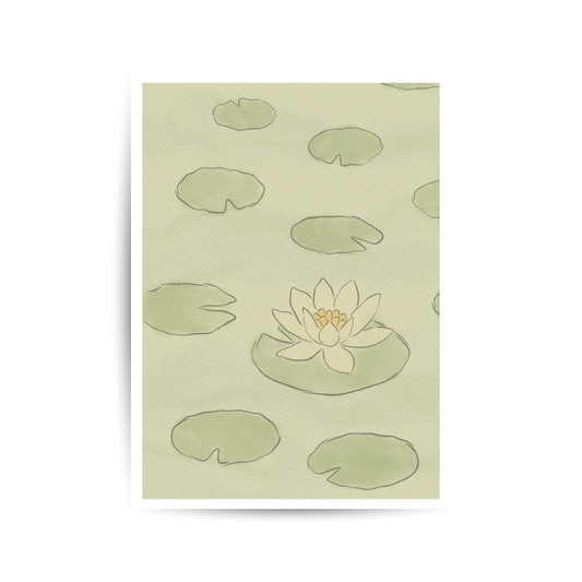 'still pond' art print