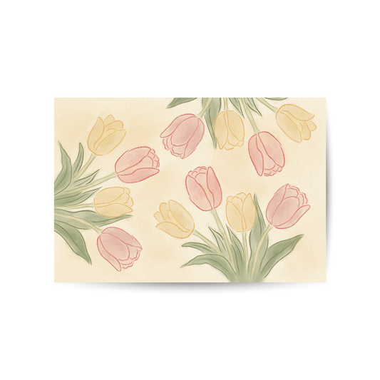 'tulips' sticker