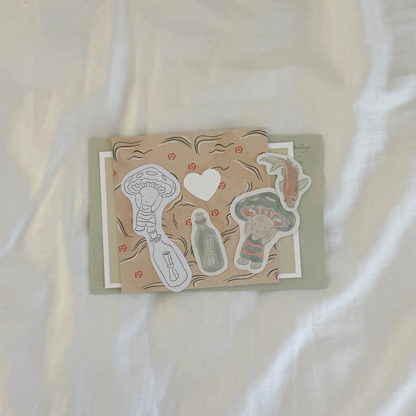 "koi fish" snail mail
