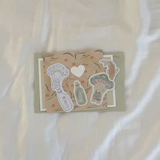 "koi fish" snail mail