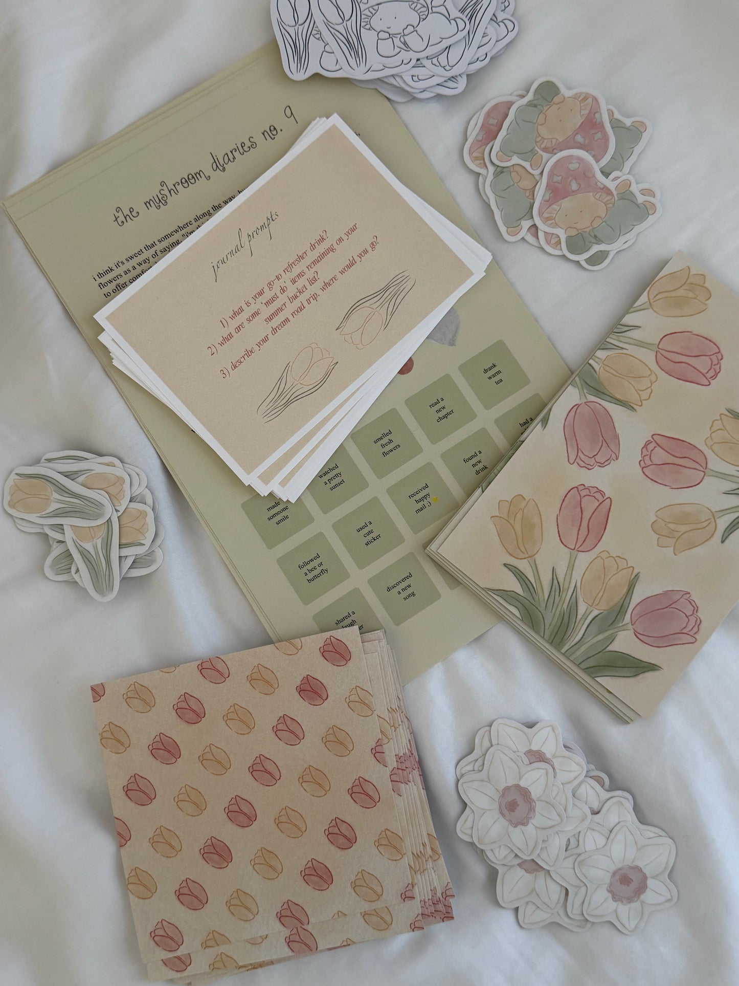 "tulips" snail mail