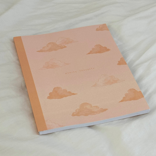 peach palette composition notebook